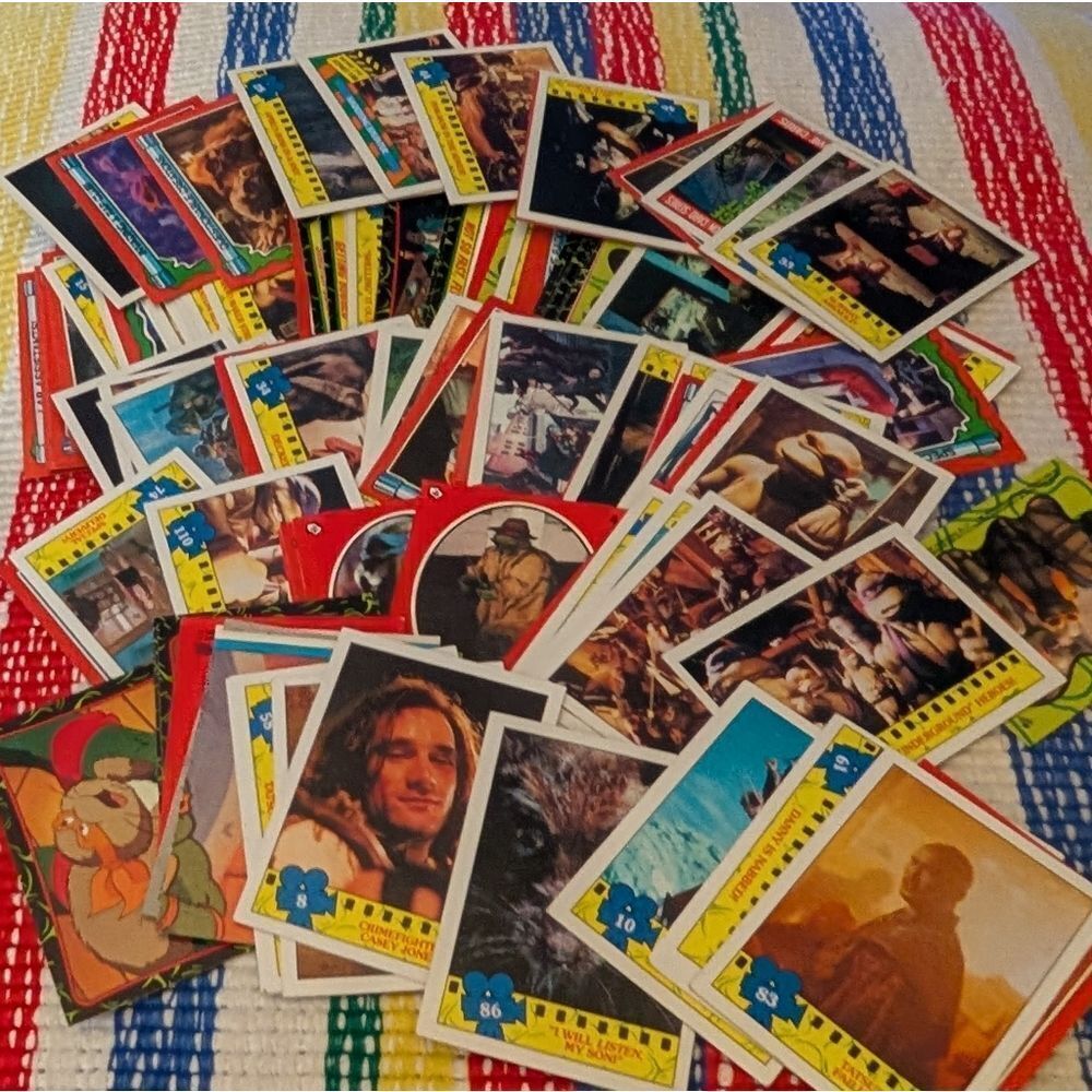 Vintage Teenage Mutant Ninja Turtle Movie Trading Cards Collection
